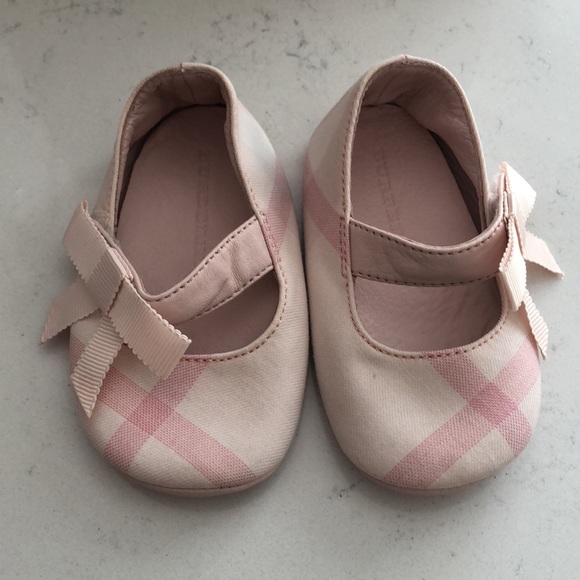 Bow Detail Check Cotton and Leather Ballerinas - Picture 2 of 6